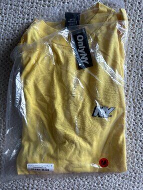 OnlyNY Speed Logo T-Shirt - Yellow - M